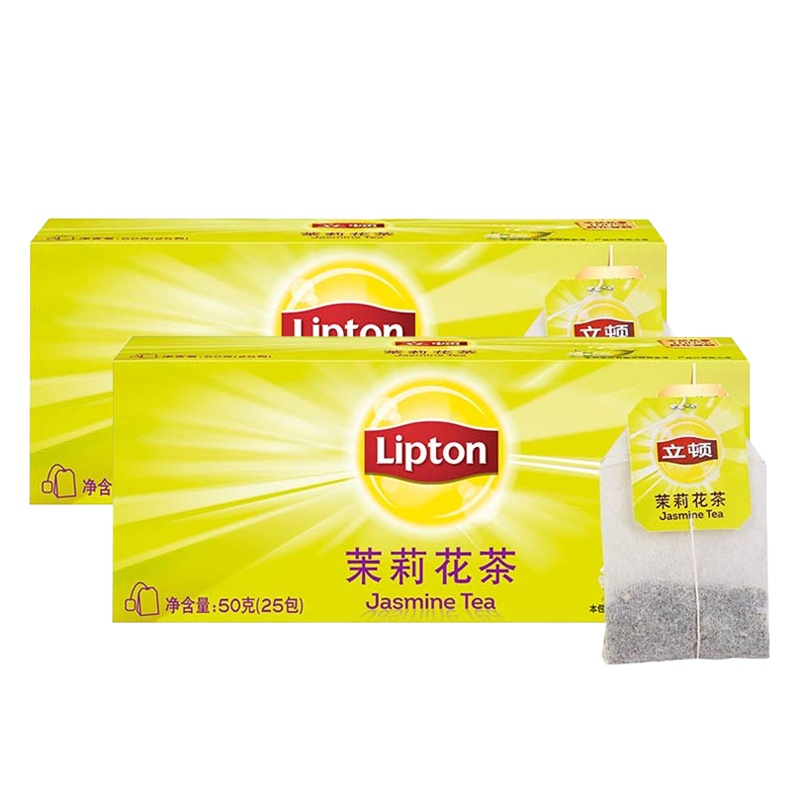 立顿 茉莉花茶S25 50g/盒 * 2