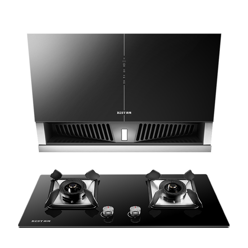 华帝百得（BEST）烟灶套装烟灶套餐侧吸式触控抽油烟机燃气灶液化气天然气E105C+QE20