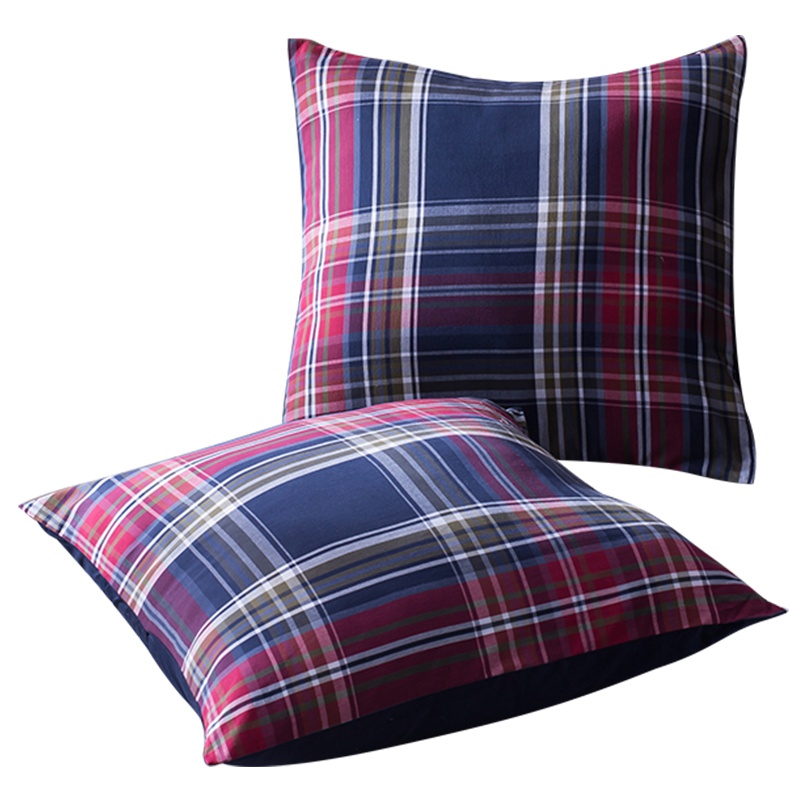 苏宁极物 色织磨毛纯棉欧式抱枕