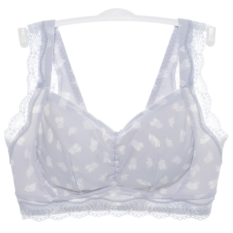 名媛曲线舒适无束缚健康内衣无钢圈无痕v型轻薄透气记忆棉杯内衣套装