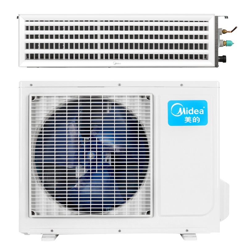 美的(midea)2匹 家用中央空调 定频 一拖一 冷暖型 风管机 KFR-50T2W/D-TR