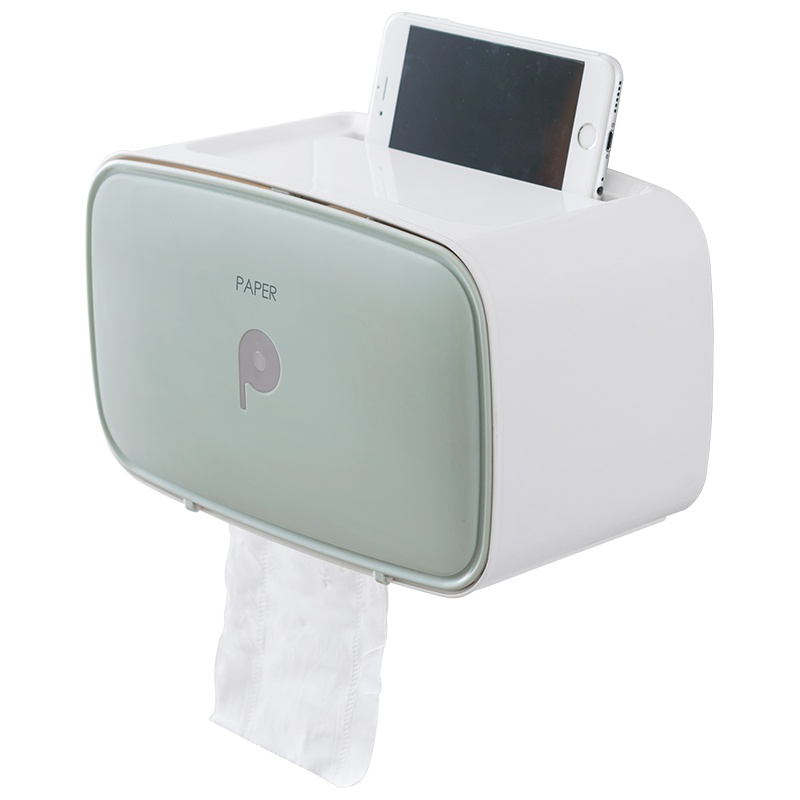 优勤厕所卫生间纸巾盒免打孔创意抽纸盒手纸盒厨房卷纸架浴室置物架