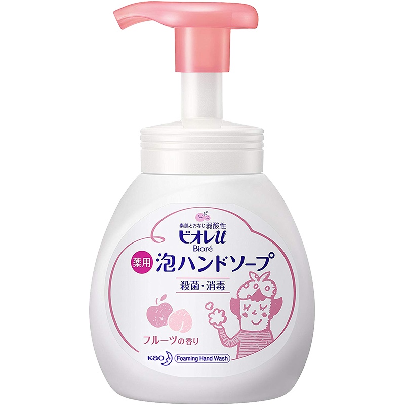 Kao 花王 纯植物弱酸性 抑菌泡沫洗手液 果香型 250ml