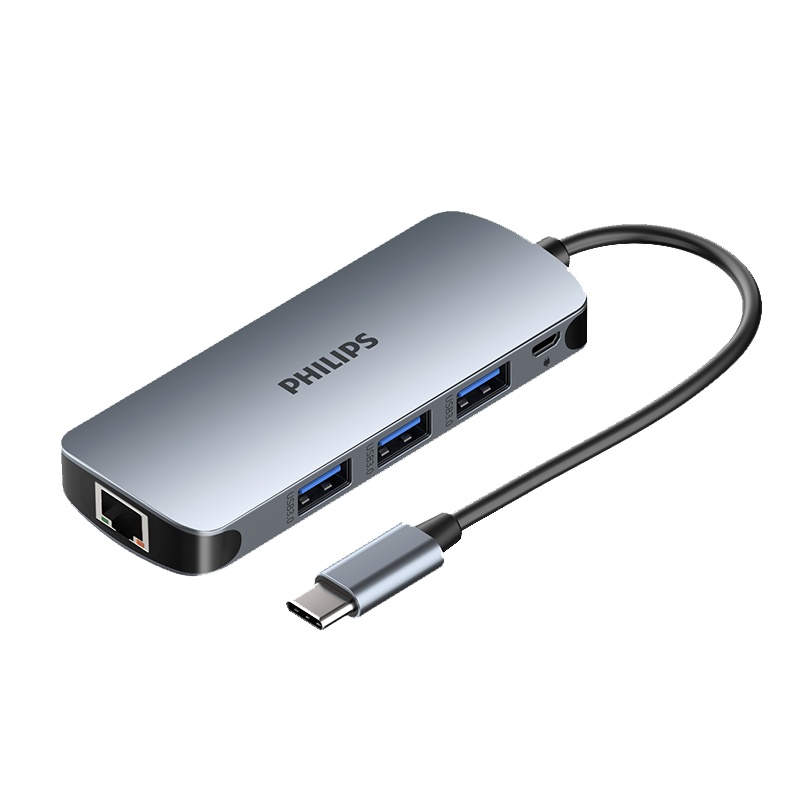 飞利浦type-c拓展坞电脑转换器 转接头笔记本扩展macbook pro SWR1607H