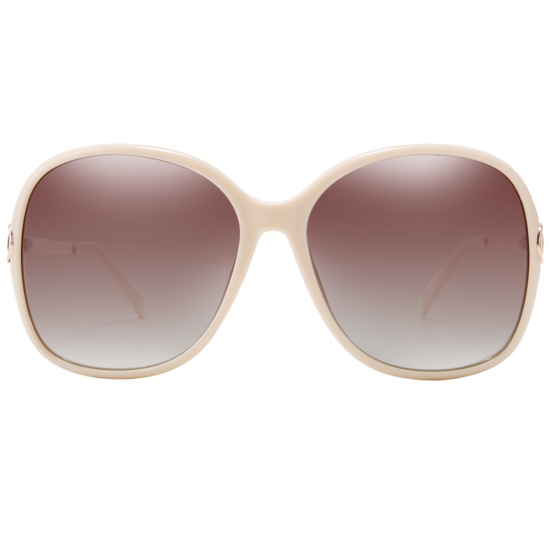 帕森PARZIN 偏光镜 女士墨镜修脸细框全框蛤蟆镜 大框太阳镜眼镜 9217