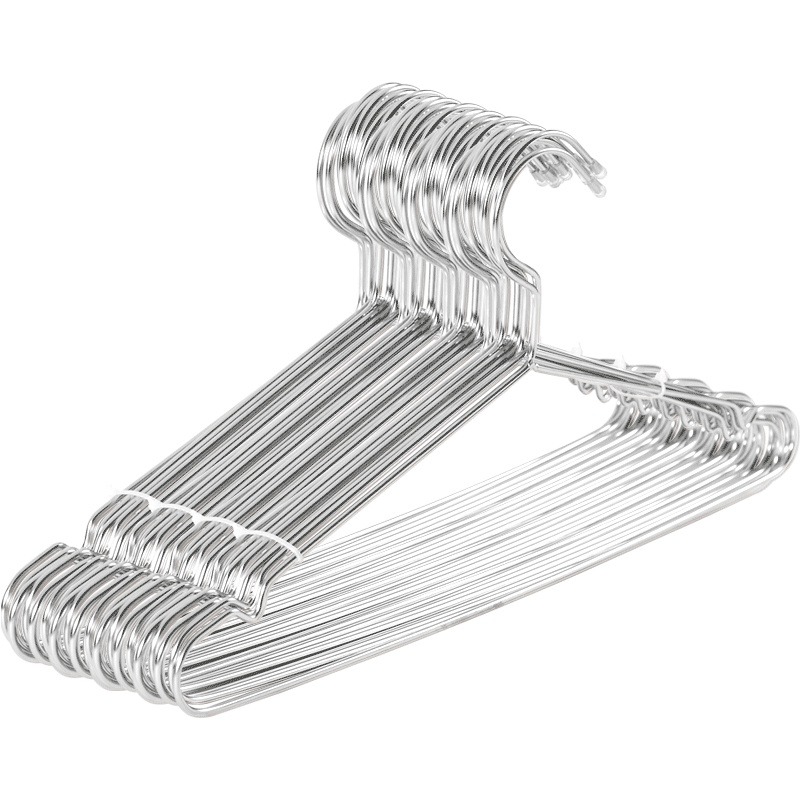 邦禾 304不锈钢实心衣架 晾衣架 衣挂 晒衣架衣服架 裤架 挂衣架