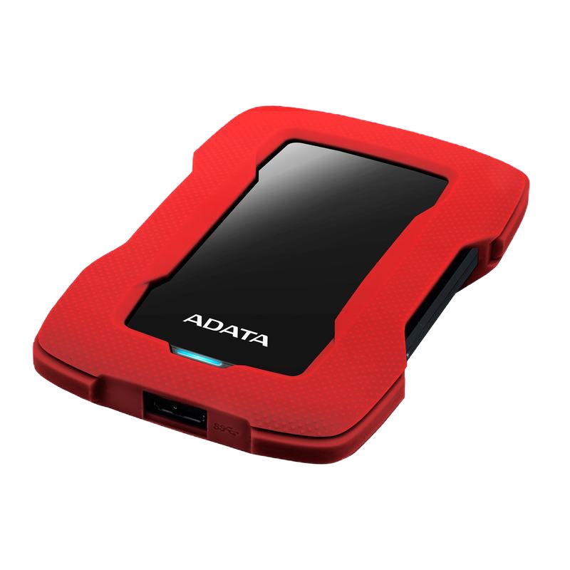 威刚(ADATA)移动硬盘 HD330 1TB USB3.0 2.5英寸 可加密 兼容Mac 红色