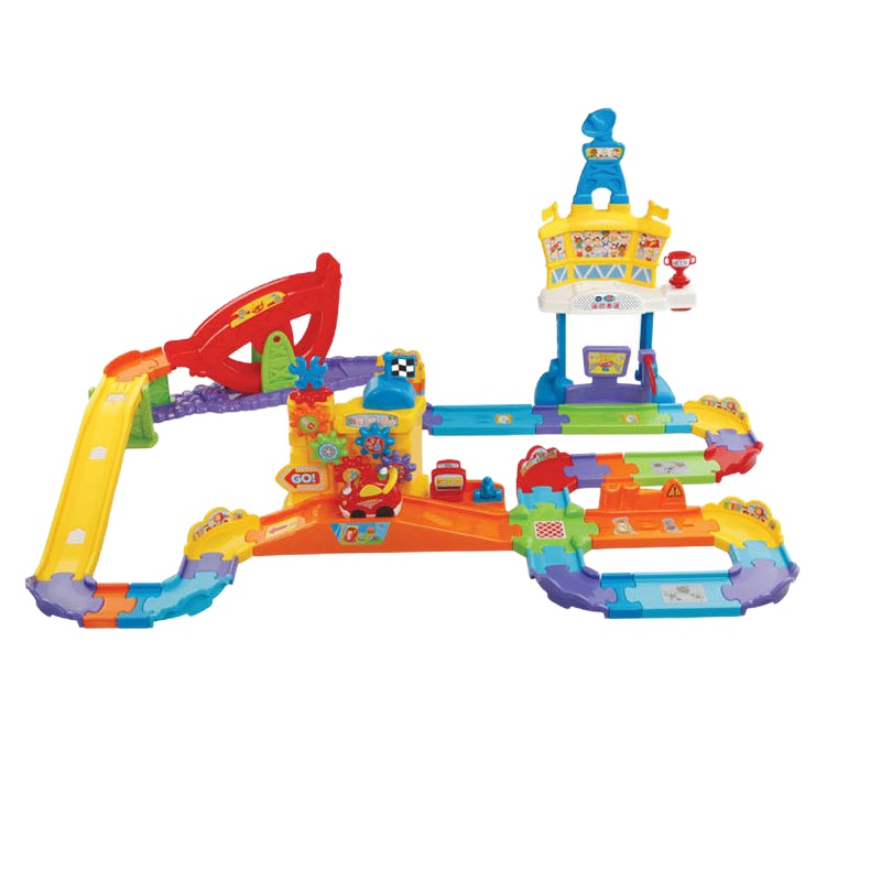 [苏宁自营]伟易达(Vtech) 神奇轨道车系列 模拟场景拼接轨道儿童益智玩具 遥控赛道80-506618