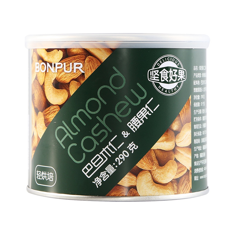 坚食好果每日坚果混合罐装290g干果孕妇零食特产含原味腰果巴旦木