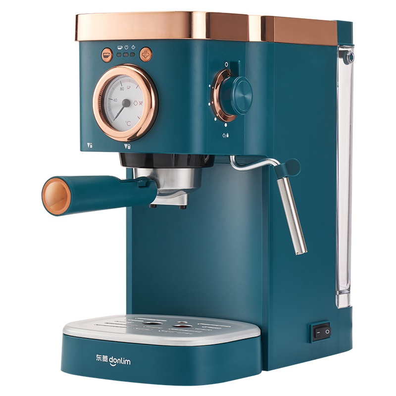 东菱(DonLim)咖啡机家用小型 意式浓缩 办公滴漏式一体机打奶泡意式咖啡机DL-KF5400