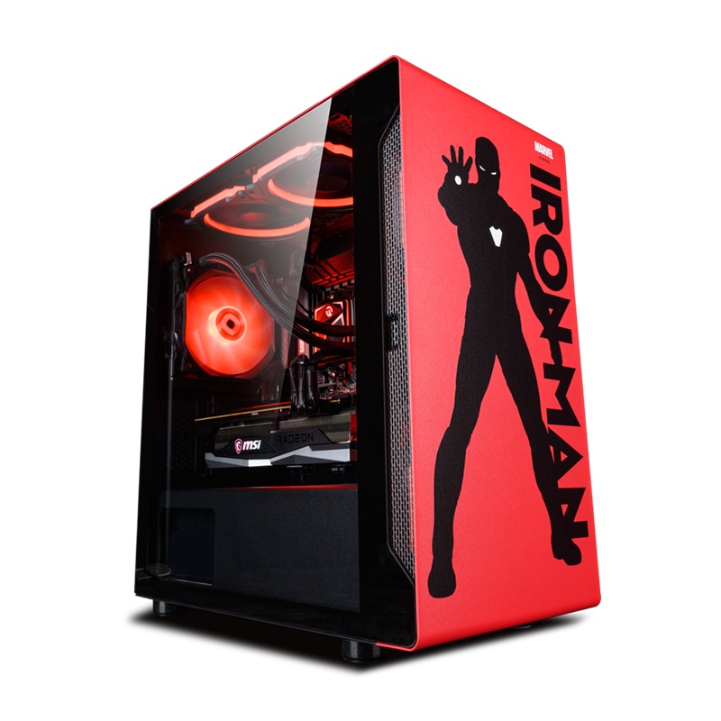 宁美国度 AMD三代锐龙R5 3600/5600X/RX5600XT台式电脑主机漫威钢铁侠电竞游戏赛博朋克2077高配组装整机DIY