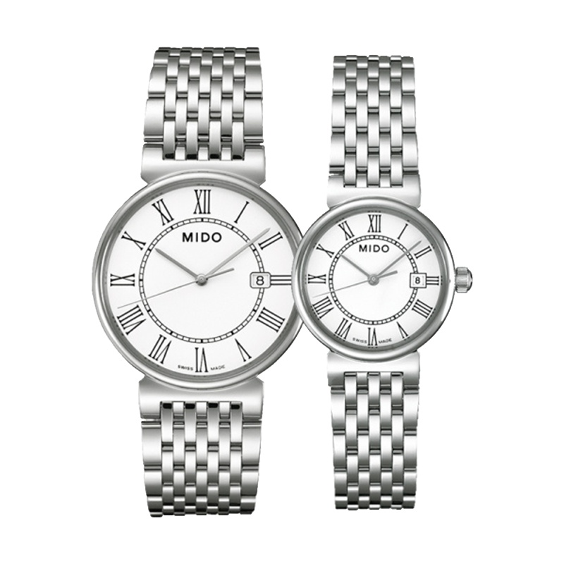 美度(MIDO)瑞士手表 都瑞系列石英情侣表M1130.4.26.1/M2130.4.26.1