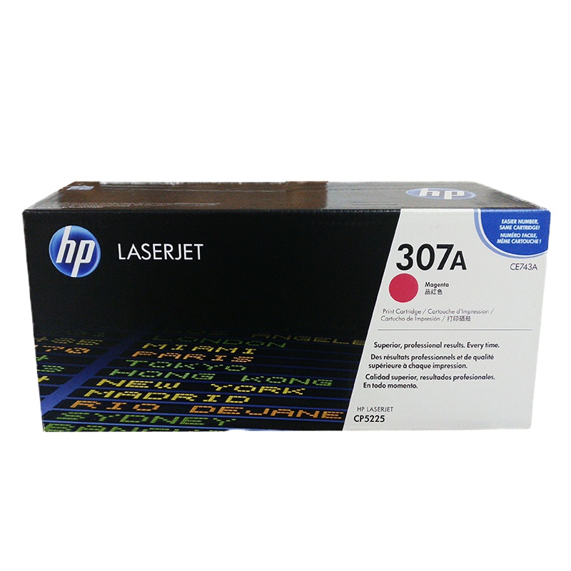 惠普(HP)CE743A原装正品红色硒鼓 307A 适用LaserJet CP522