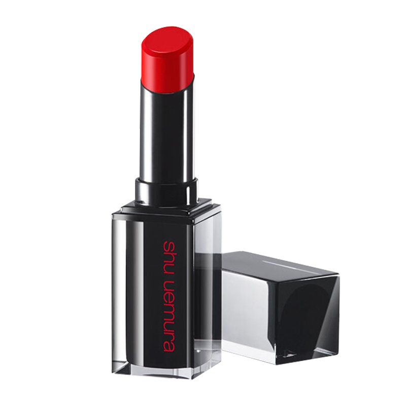 [专柜正品 顺丰速运]植村秀(SHU UEMURA)口红唇膏小黑方 AM RD163-炙烈柔雾唇膏