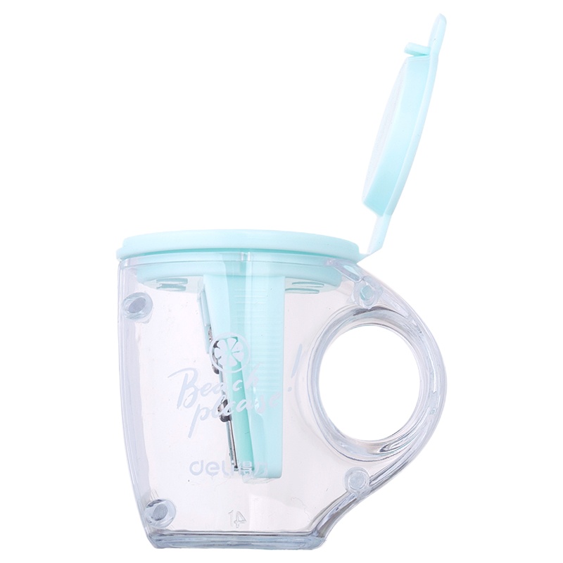 得力0551卷笔刀 茶杯式卷笔刀 2只装 GD