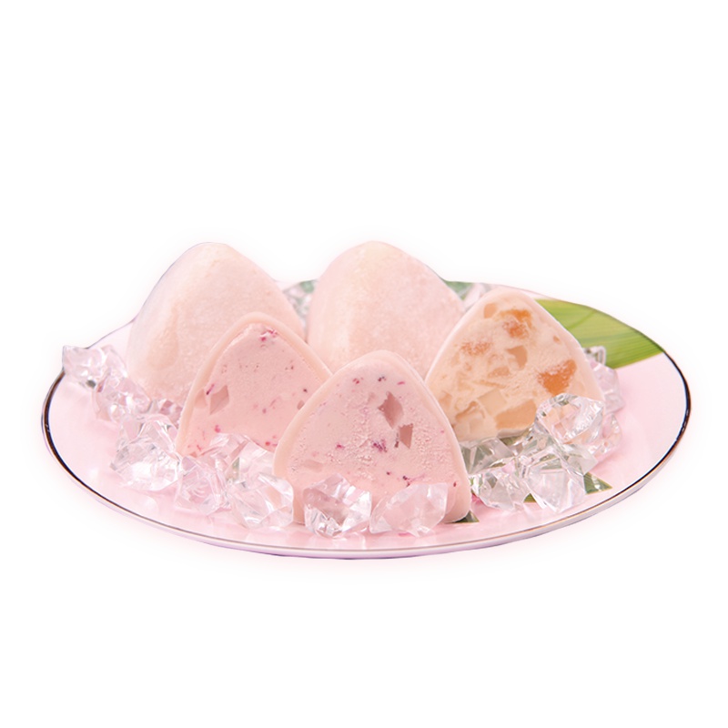 元祖 端午粽子礼盒 棕子 果肉 冰淇淋粽子 雪冰粽 12入/盒 [顺丰快递]保冷包版粽子礼盒