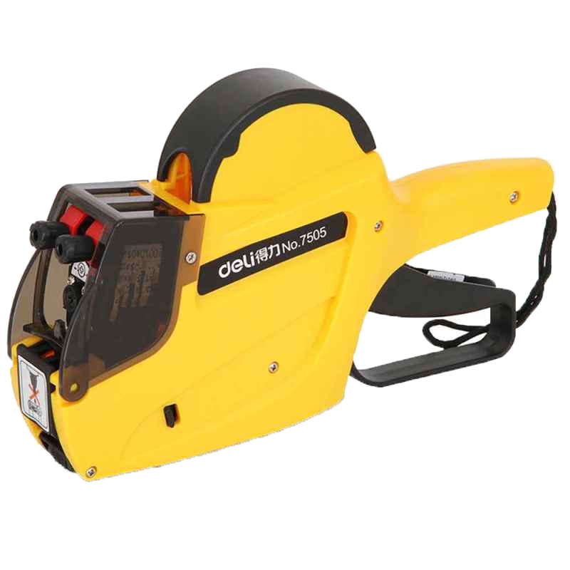 得力(deli)7505双排打价机 10位打码机 号码标签机 超市打价器 办公用品 打码机