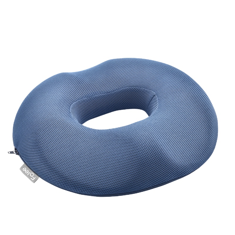 富林(FOLEE) 人体定位垫 ZD002(女款 网格 藏青) 痔疮坐垫 医用防褥疮圈美臀透气孕妇老人轮椅垫办公室术后垫