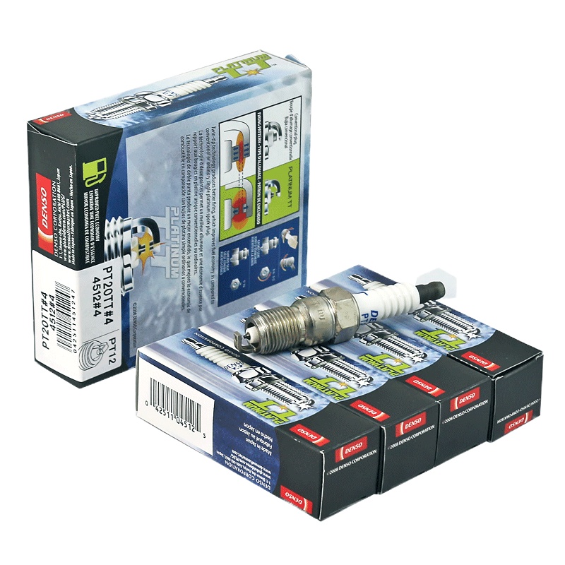 电装(DENSO)TT白金火花塞PT20TT适配马自达/L5/福克斯/蒙迪欧/竞速/GL8/君威(4支装)