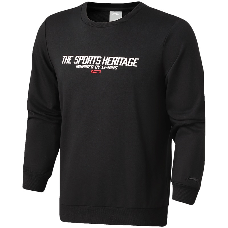 李宁运动时尚系列男子卫衣男子长袖套头卫衣AWDPC99-5