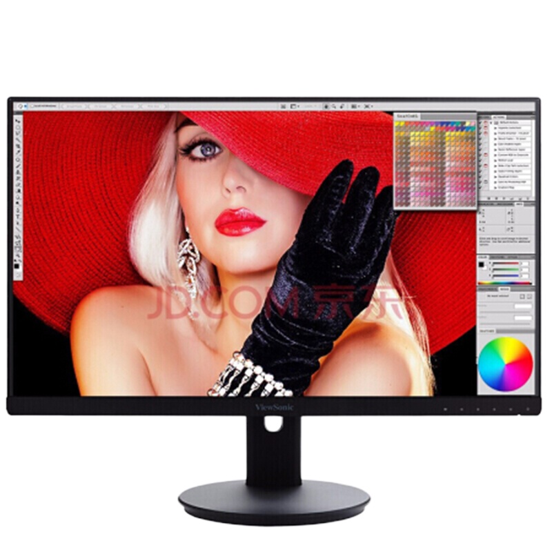 优派VG2753 27寸显示器 99%sRGB广色域 旋转升降 内置音箱
