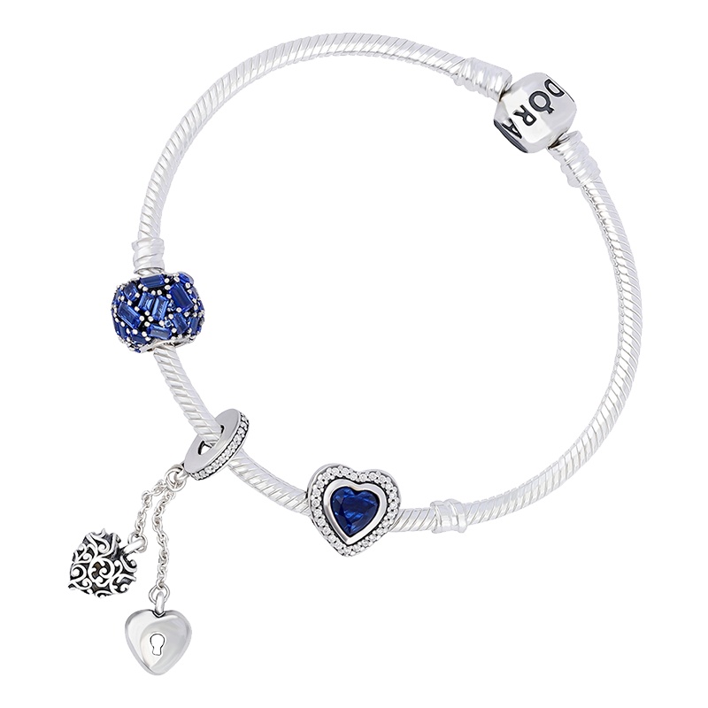 PANDORA 潘多拉 女款 手链 炫目烟花系列闪烁爱情手链 DIY套装