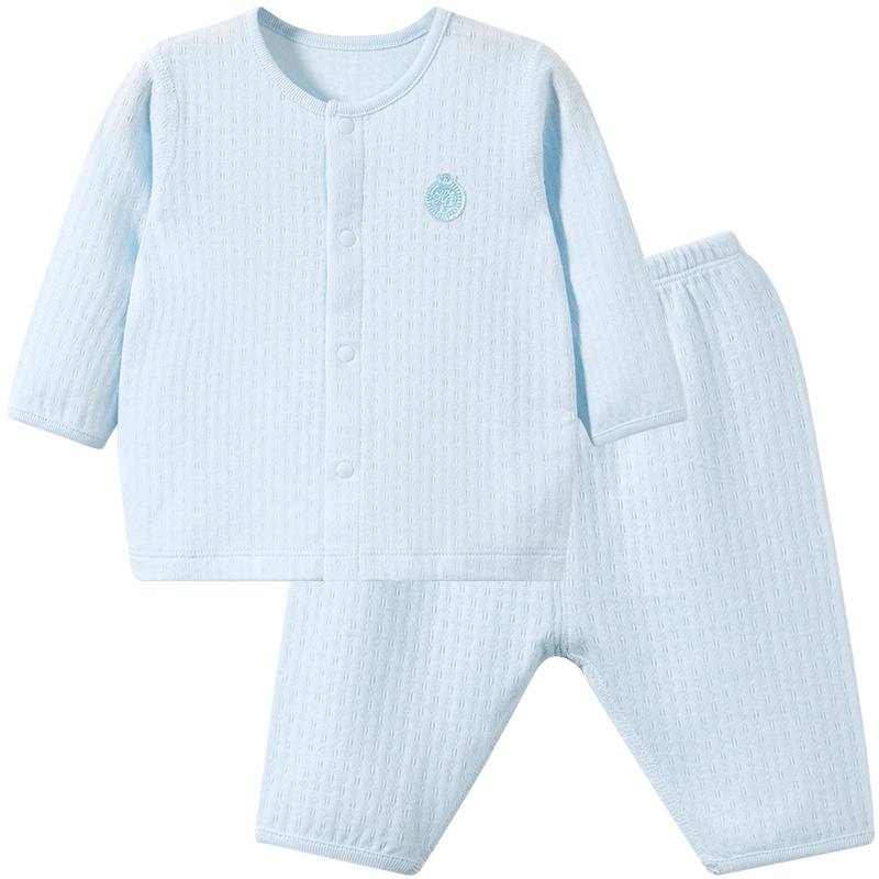 哈贝比（happyB）婴儿套装纯棉男女宝宝内衣春秋装初生儿内衣套装