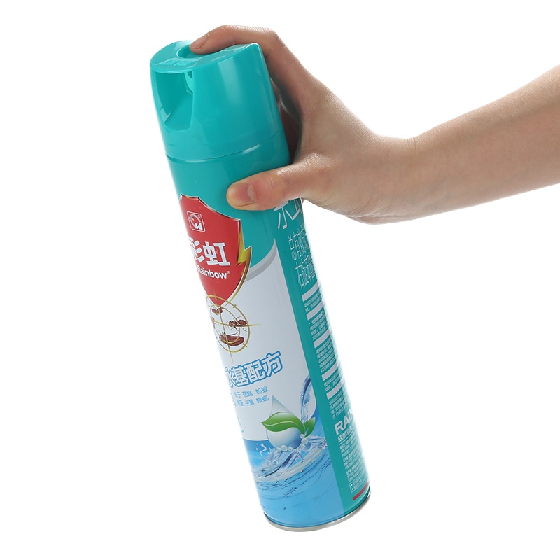 彩虹杀虫气雾剂600ML(水基无味)跳蚤杀虫剂灭蟑螂药600ML