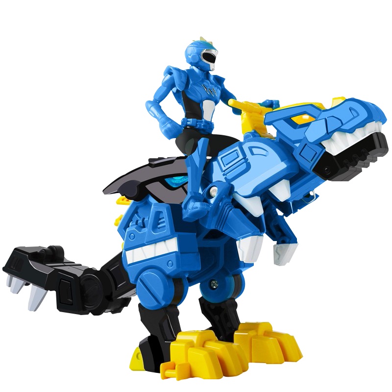 迷你特工队X玩具超级恐龙力量金刚变形机器人机甲恐龙男孩玩具儿童 炫龙战甲提拉卡8601