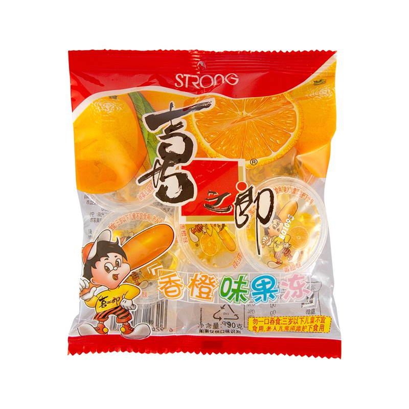 喜之郎 香橙味水果果冻 90g/6粒装