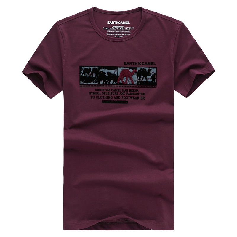 木林森(MULINSEN)夏季短袖T恤男圆领弹力宽松美式休闲上衣青年男士体恤潮