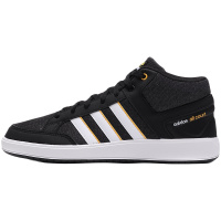 【自营】adidas男鞋板鞋高帮帆布网球休闲运动鞋F34252 F34252黑色/白色