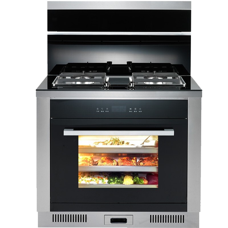 森歌(SENG)森歌智酷A5-3Z 集成灶 侧吸式抽油烟机灶具电蒸箱套装 钢化玻璃台面