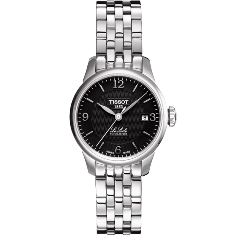 天梭(TISSOT)力洛克系列自动机械时尚商务休闲简约钢带女士手表T41.1.183.54