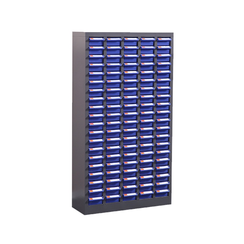 臻远零件柜工具柜 100抽蓝色无门小号