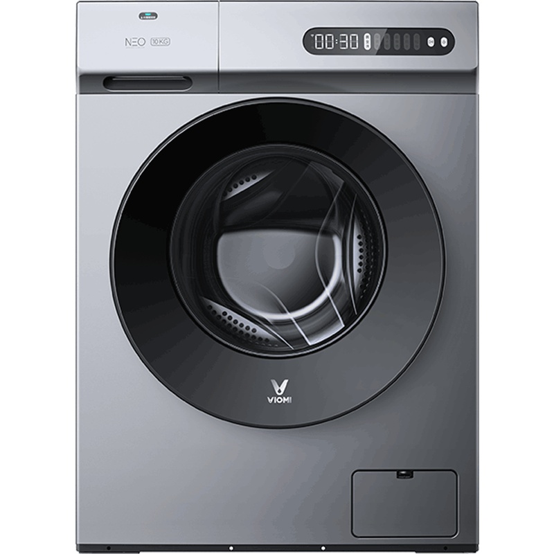 VIOMI/云米 10KG公斤洗衣机全自动家用滚筒洗烘干一体 大容量 智能投放洗衣液 消毒除菌语音控WD10FM-G1B