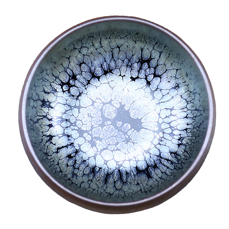 建盏茶杯原产地纯手工建窑原矿铁胎陶瓷窑变品茗杯家用中式功夫茶具