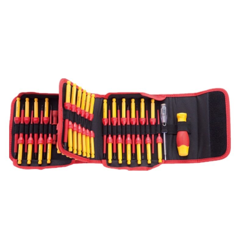 [卡尔]50件可换式绝缘螺丝批组套