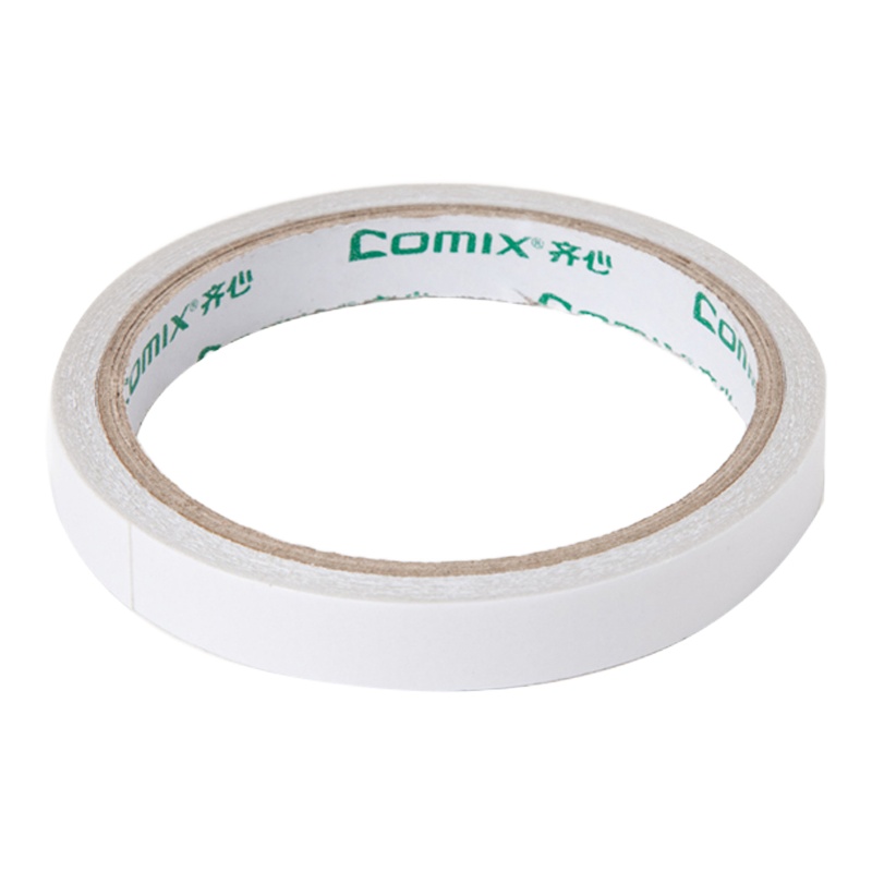 齐心 (Comix) XSW MJ1810-10 10卷装18mm*10y(9.1米)棉纸双面胶带