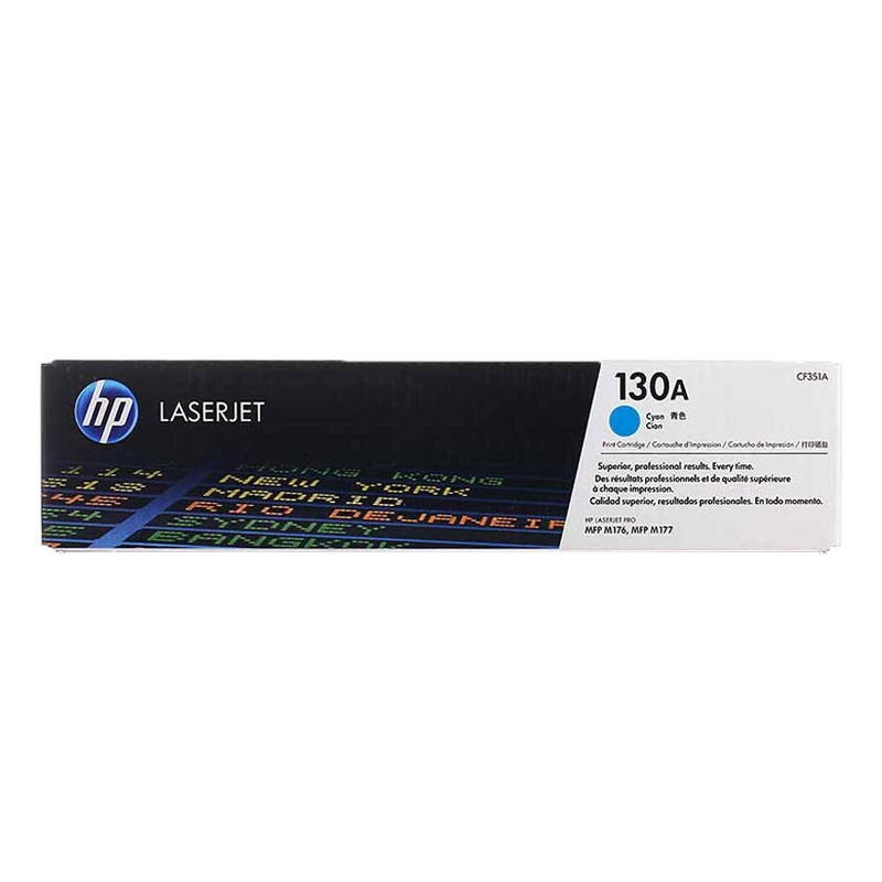 惠普 CF351A 硒鼓1000页青色适用 Color LaserJet Pro MFP M176n/M177fw(支)