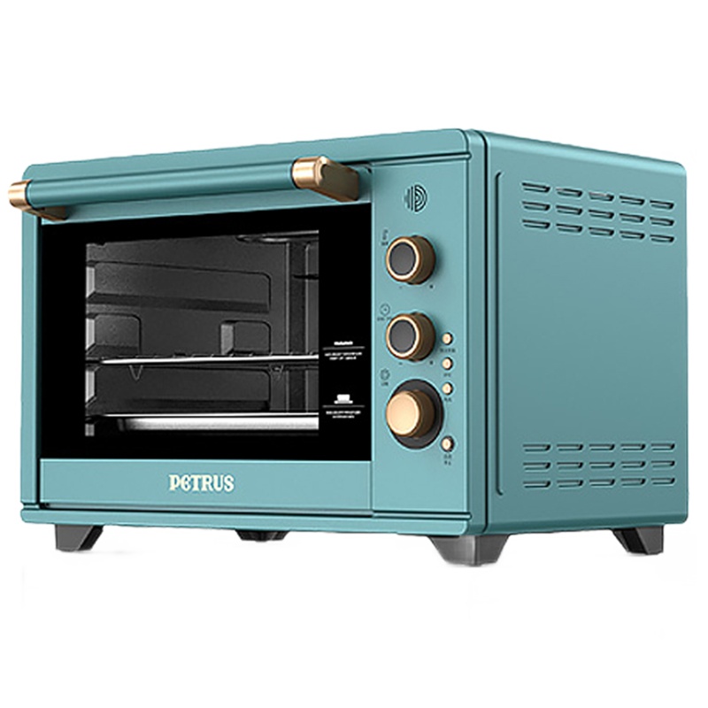 柏翠PE3040GR电烤箱家用烘焙多功能全自动38升大容量智能微电脑式迷你小蛋糕