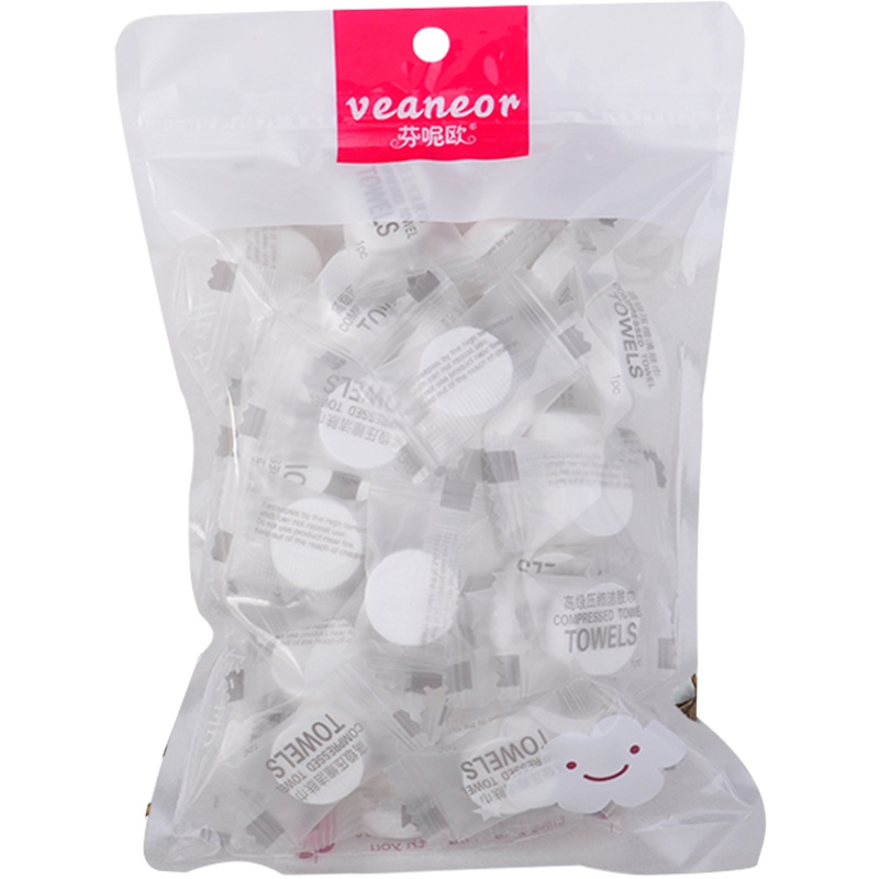 洗脸巾女一次性纯棉洁面巾网红压缩毛巾旅游美容巾卸妆棉化妆棉#100粒