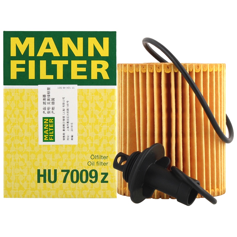 曼牌(MANNFILTER)机油滤清器/机滤/机油滤芯HU7009z(锐志/皇冠/普拉多/雷克萨斯GS/IS/LS)