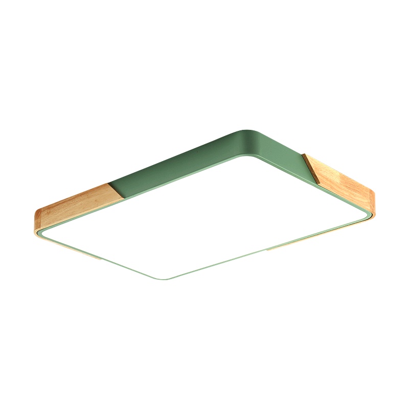 辛羽轻奢北欧风灯具客厅灯简约现代大气家用餐厅灯卧室吸顶灯马卡龙书房长方形灯饰