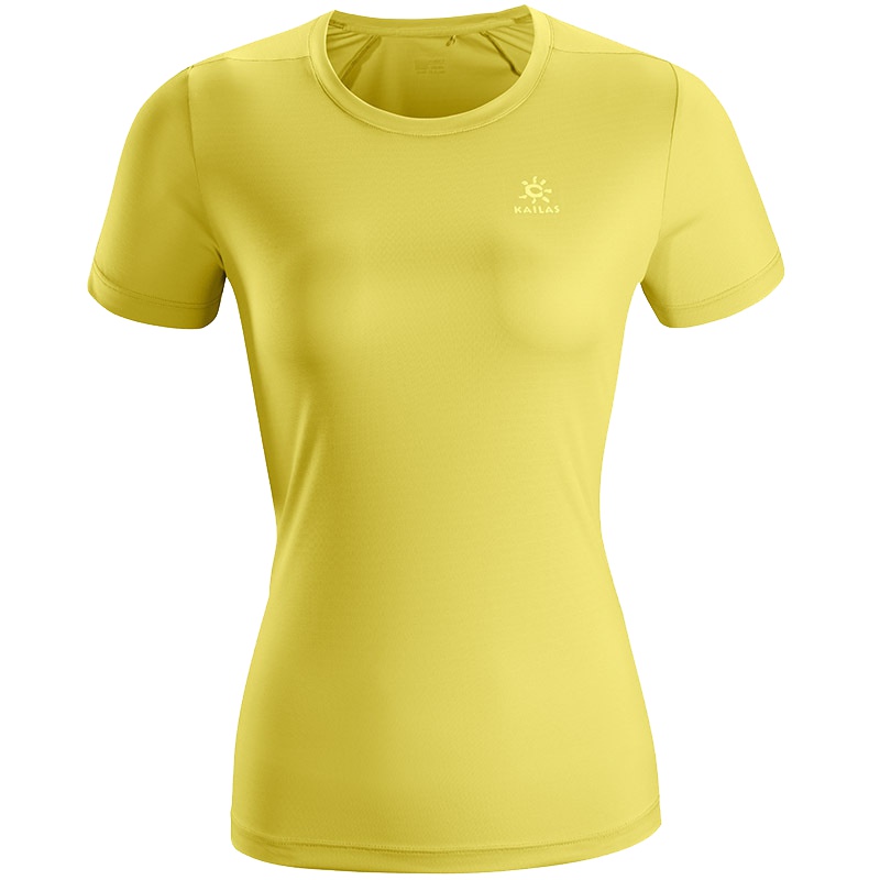 凯乐石Kailas 速干T恤常规款T恤女士款夏 户外服t恤运动户外休闲衣裤 女款圆领防晒功能T恤 KG720487