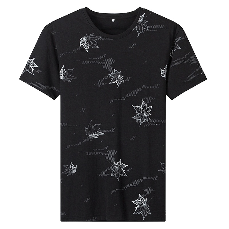 红豆旗下相思鸟（xiangsiniao)男士枫叶印花短袖T恤1307