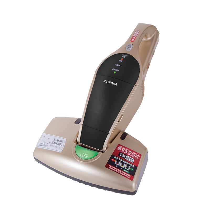 爱丽思IRIS 日本床铺吸尘器家用床铺家用手持无线除螨仪UV强力杀菌高频拍打微尘感应功能有效除螨