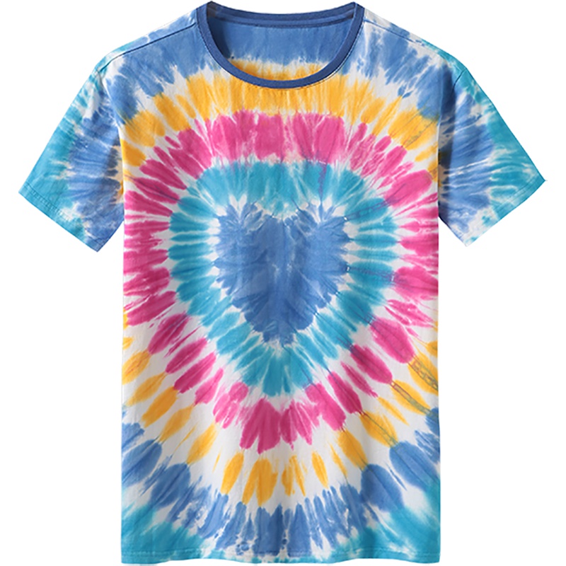 马克华菲夏新款商场同款潮流爱心泼墨短袖男士T恤