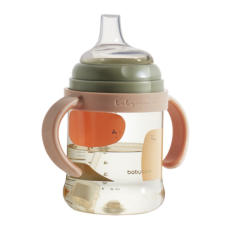 babycare3.0成长奶瓶ppsu耐摔防胀气 新生婴儿鸭嘴奶瓶吸管大宝宝 里瑟米240ml(鸭嘴款)
