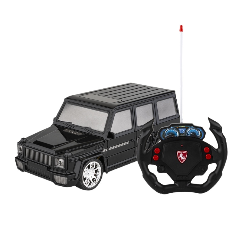 鸿沃1:20B奔驰大G四通无线遥控车带前灯带充电电池USB(方向盘)3293A儿童电动玩具车 4-12岁男孩塑料模型汽车